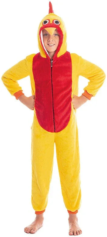 Disfraz de Gallo de Peluche para Niño Pollo y Gallina Partilandia